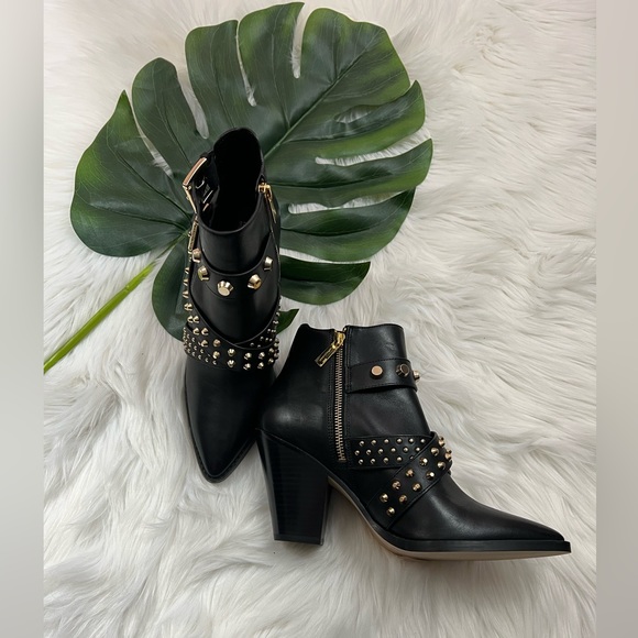 Michael Kors Dover Astor Stud Leather Ankle Boot ✨brand new✨ - Picture 3 of 5
